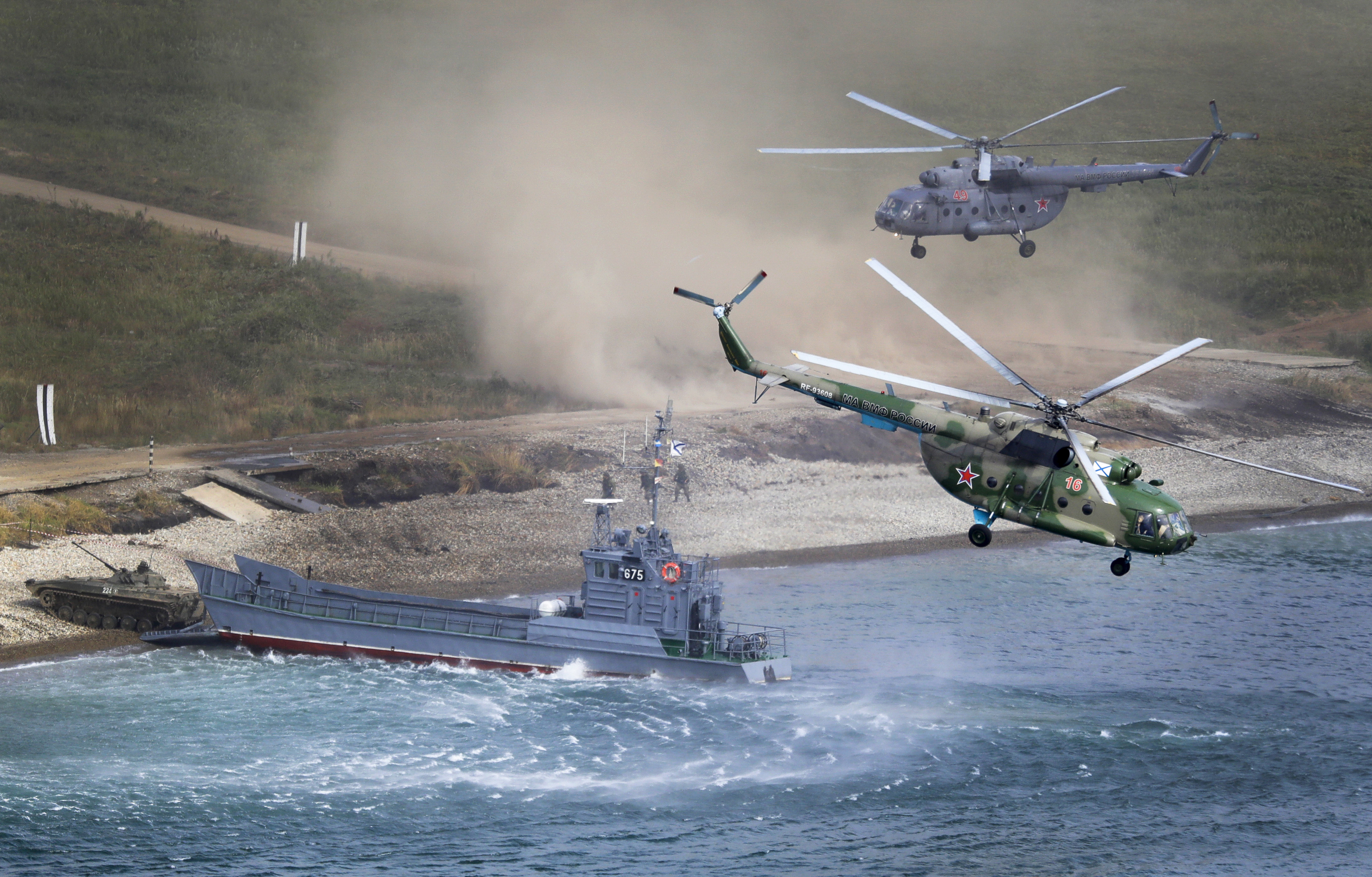 Russia's biggest war games include submarine hunt in Pacific