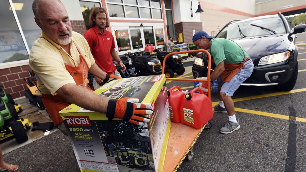 Before and after a storm, the supply stores are critical