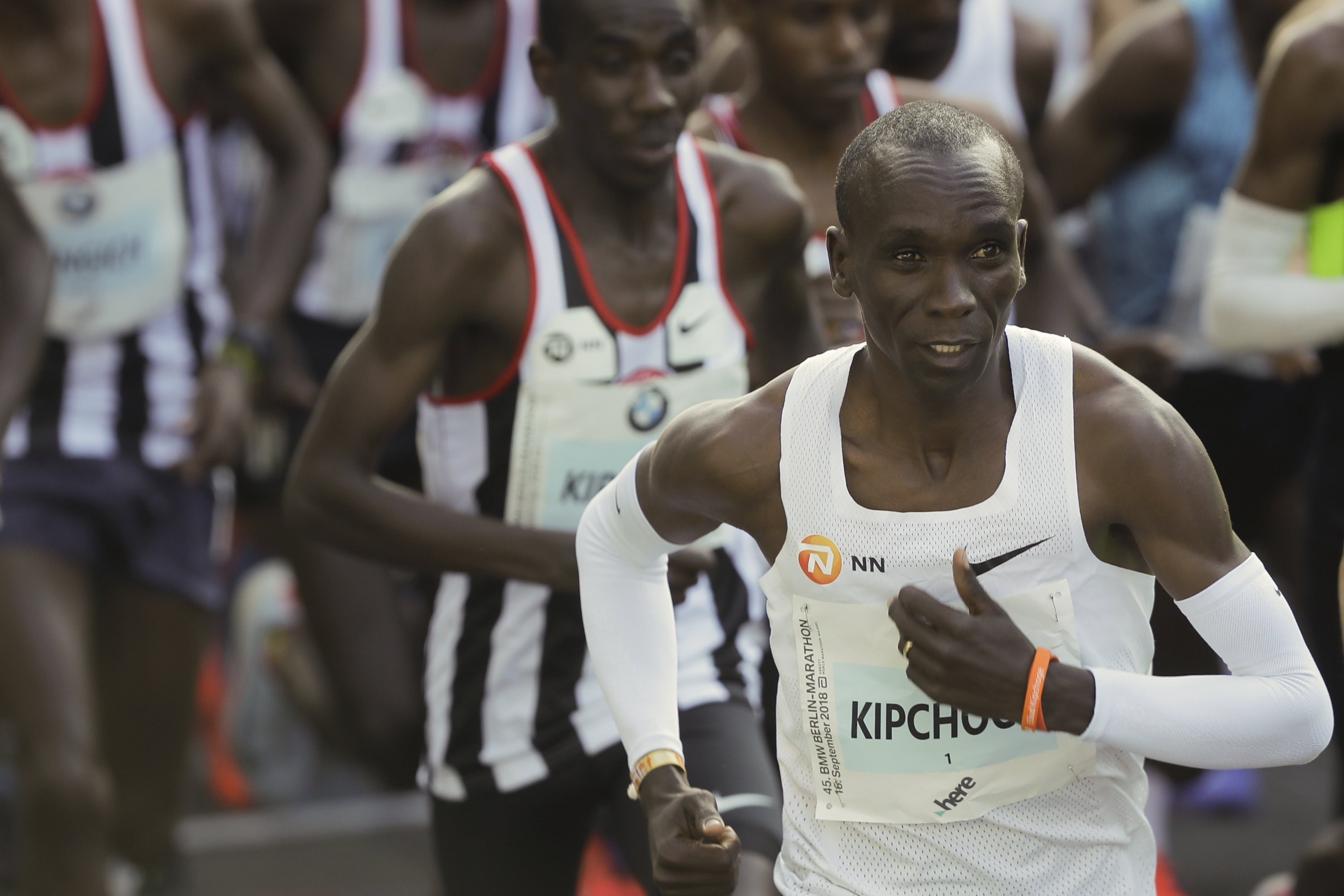 Eliud Kipchoge sets world record in Berlin marathon win