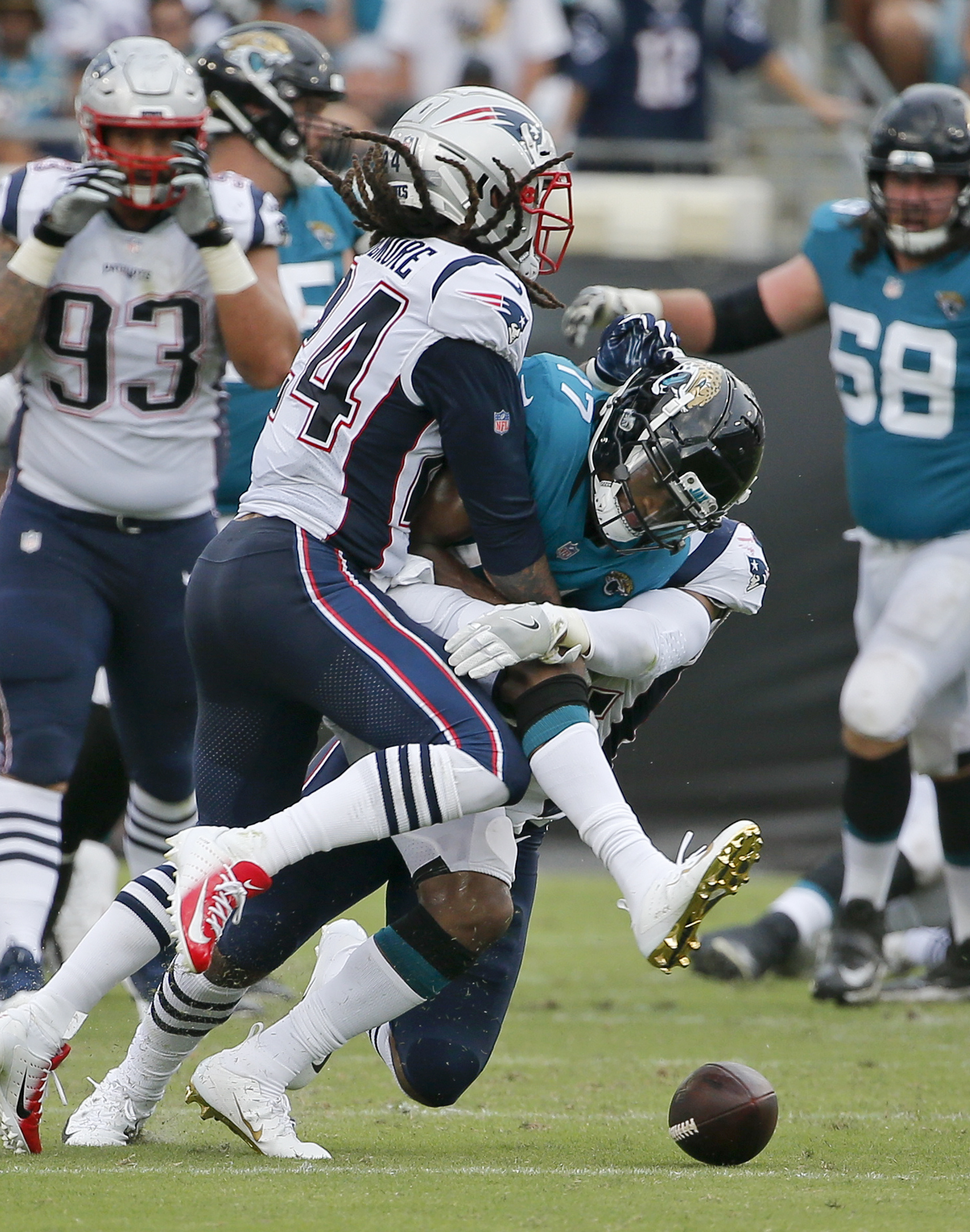 Bortles throws 4 TDs, Jaguars beat Patriots 31-20 in rematch