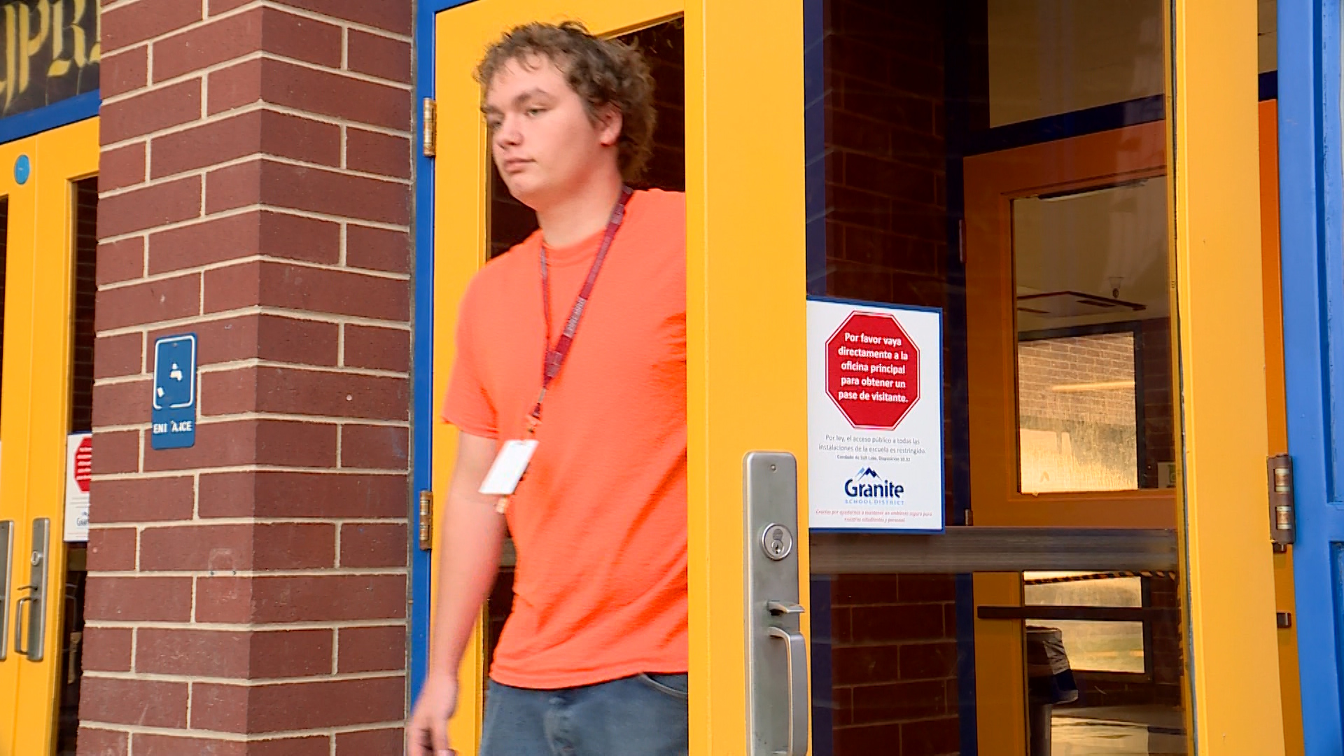 William graduated from Taylorsville High School. Photo: KSL TV