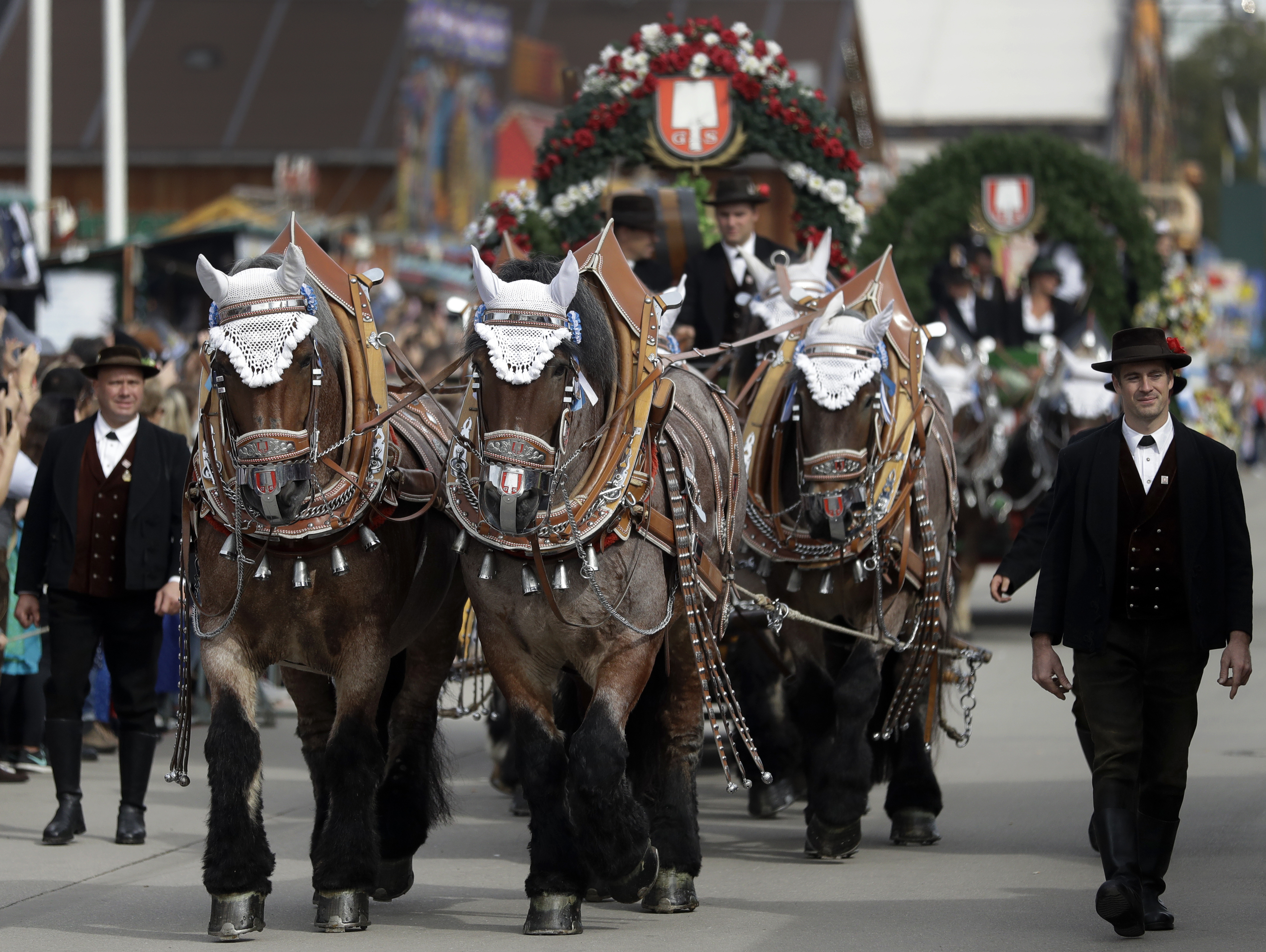 It's tapped: Beer flows as Oktoberfest opens in Munich