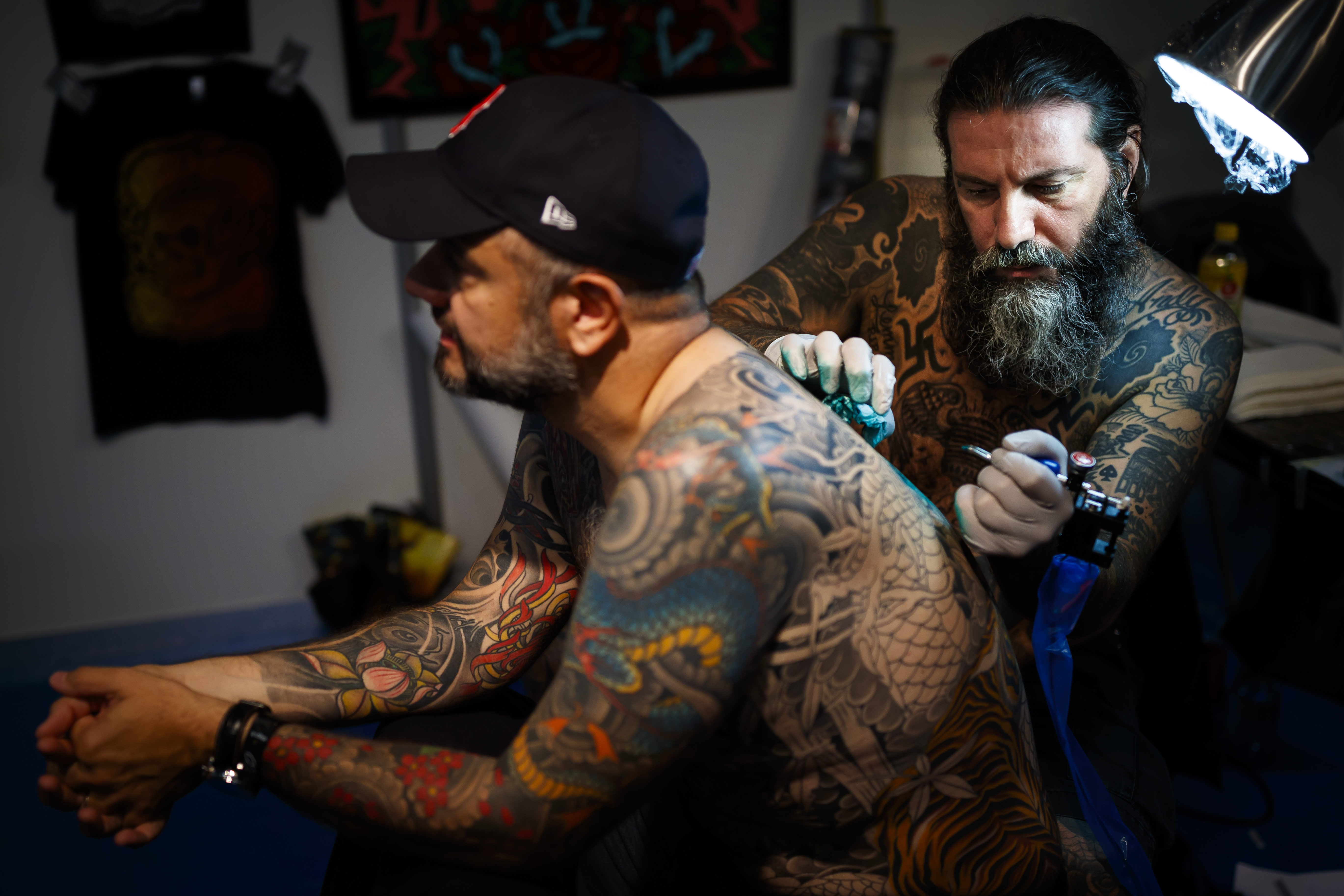 Get out the needle: Tattoo artists show off their skills