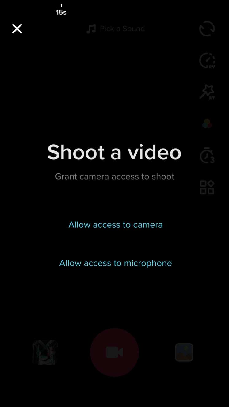 TikTok allows you to shoot short videos from your phone. (Photo: Carrie Rogers-Whitehead)