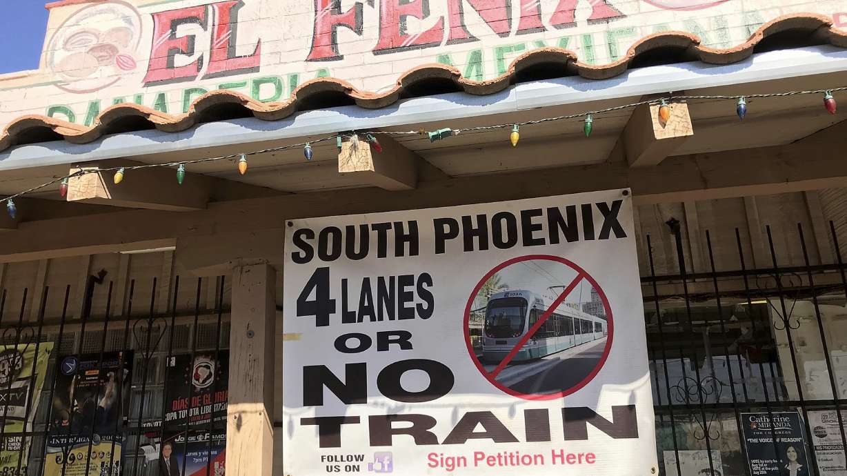 Low-income minority community debates Phoenix rail extension