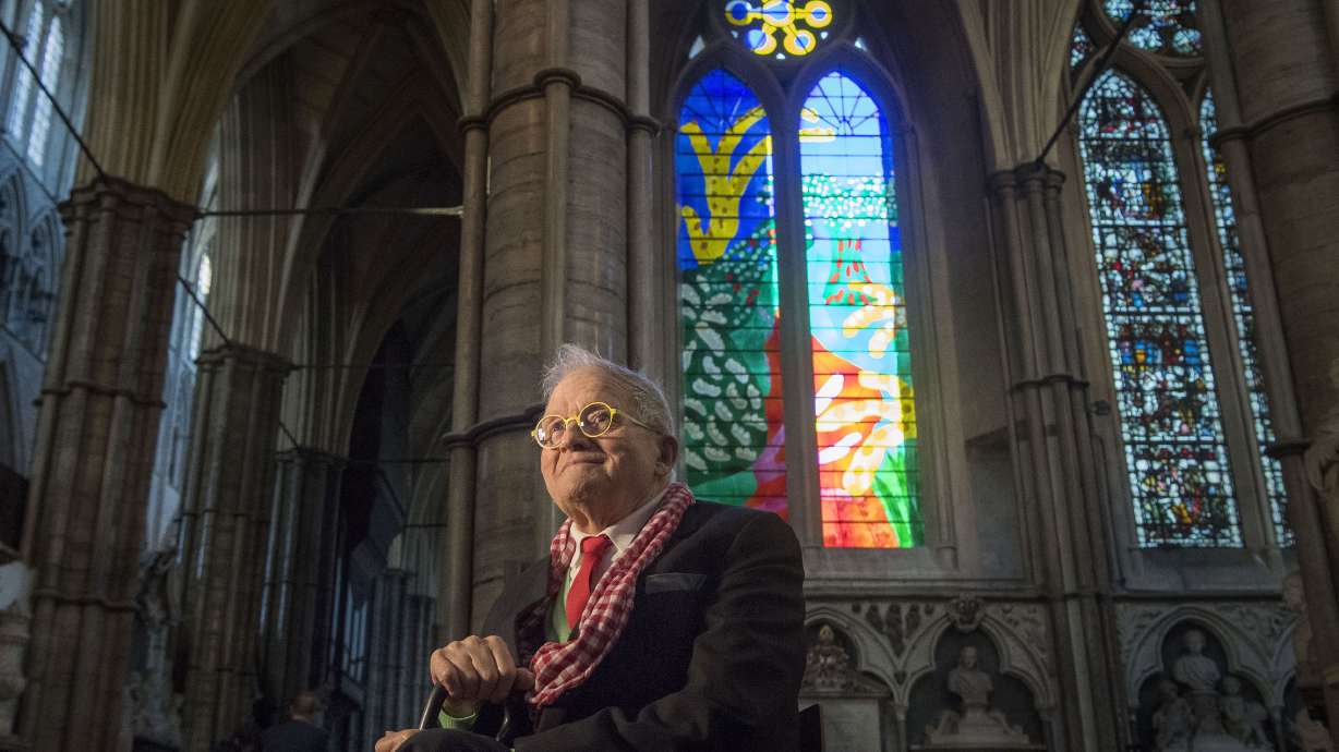 Westminster Abbey gets Hockney-designed stained glass window