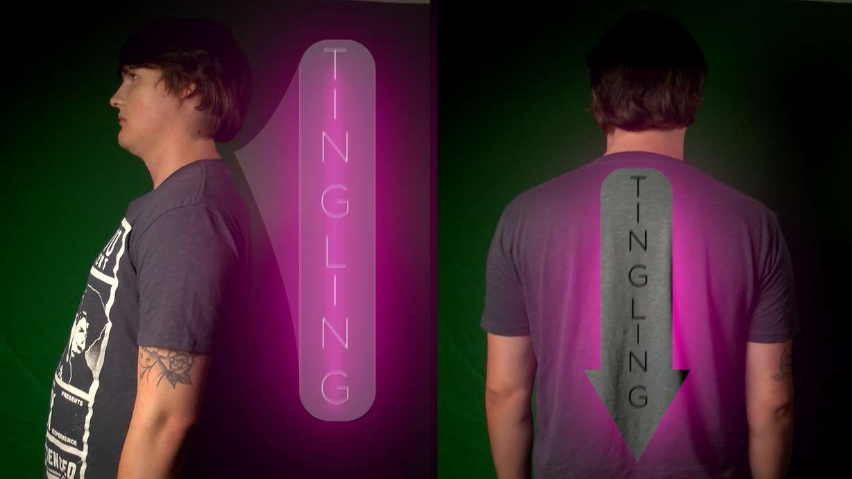 Logan Smith, creator of the YouTube channel Atmosphere ASMR, is what’s called an ASMRtist, someone who makes videos that give some viewers a tingling sensation called autonomous sensory meridian response (ASMR). (Photo: KSL TV)