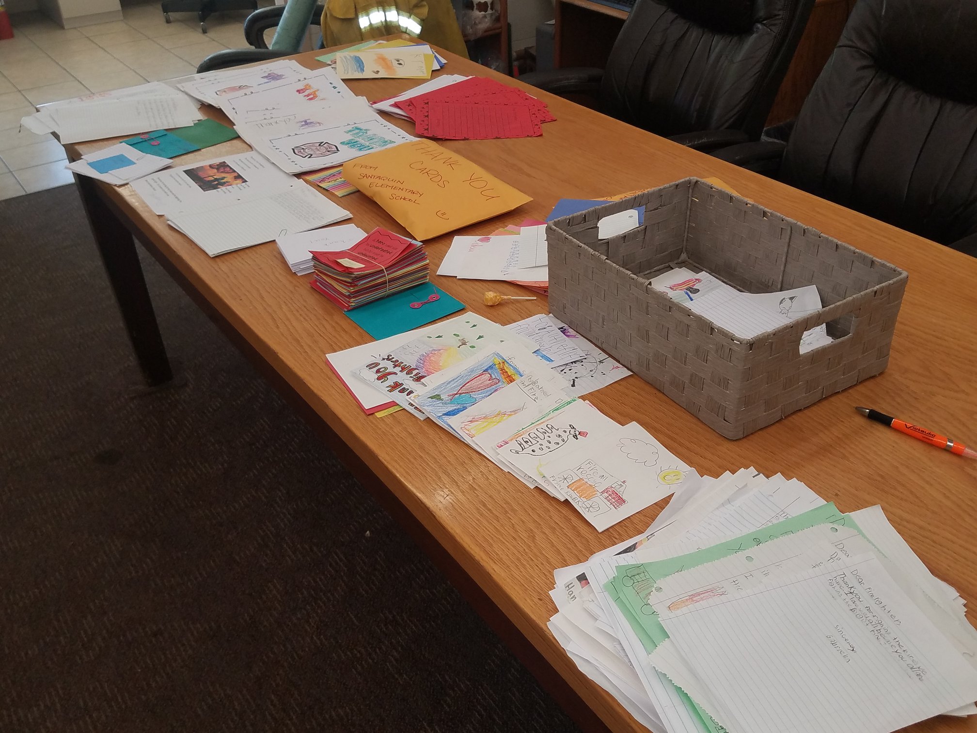 Make Your Week: Firefighters receive thank-you notes for hard work battling wildfires