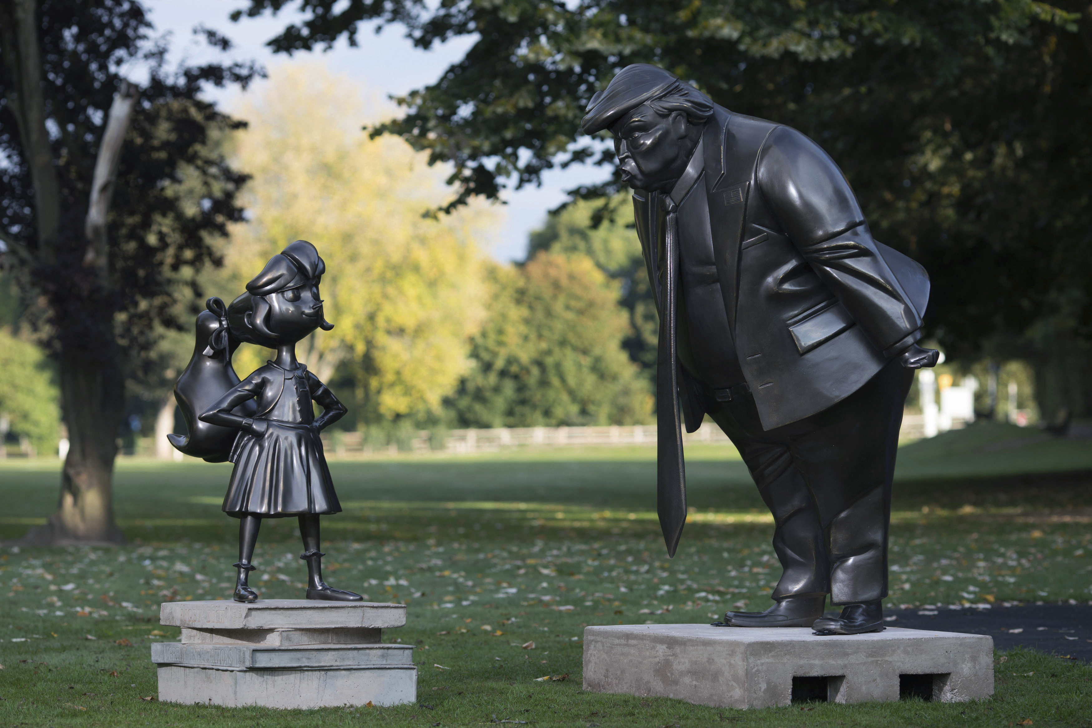 Statue conflict: 'Matilda' in face-off with President Trump