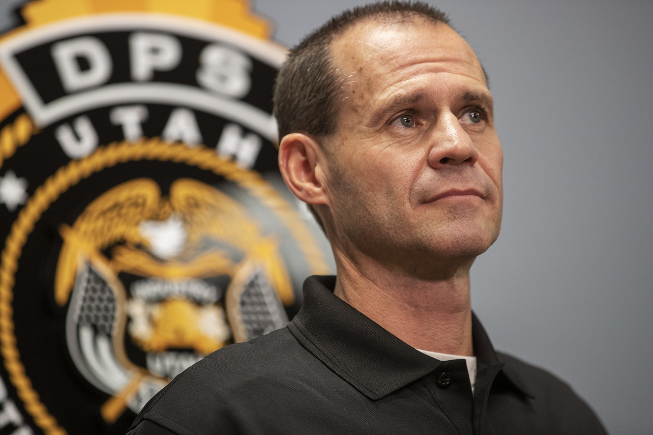 Agent Brian Davis, with the State Bureau of Investigation, discusses a cold case homicide from April 1998 during a press conference in West Valley City on Tuesday, Oct. 2, 2018. Agents are asking for the public’s help in identifying a woman whose body was found by a passerby on the side of state Route 276 approximately 38 miles north of Lake Powell. (Photo: Scott G Winterton, KSL)