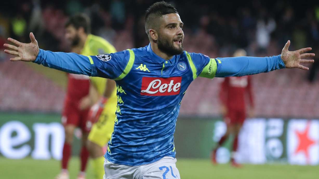 Late Insigne strike earns Napoli 1-0 win over Liverpool