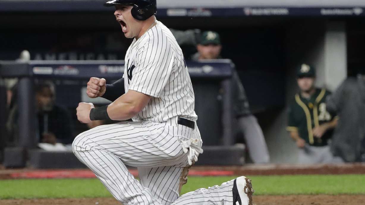 Bring on Boston: Yanks rout A's 7-2 in wild-card game