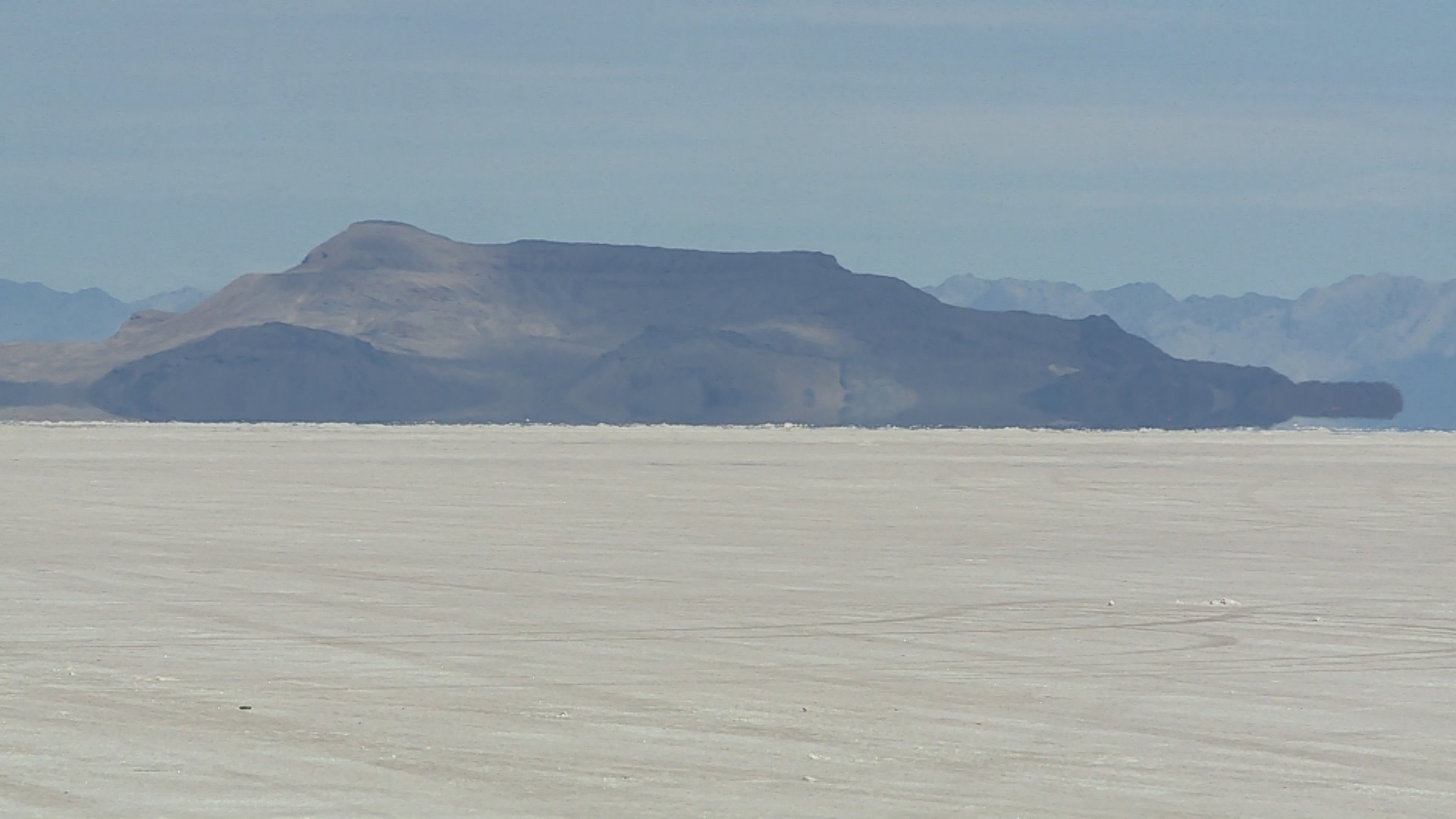 Rick Vesco says conditions were good for racing on the Bonneville Salt Flats. Photo: Sean Estes, KSL TV