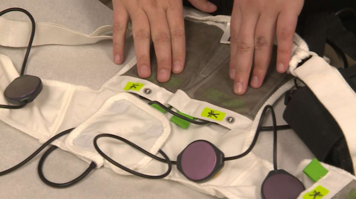 Karli Trimble wore the ZOLL LifeVest for a month before it shocked her after her heart rate skyrocketed to 288 beats per minute. (Photo: KSL TV)