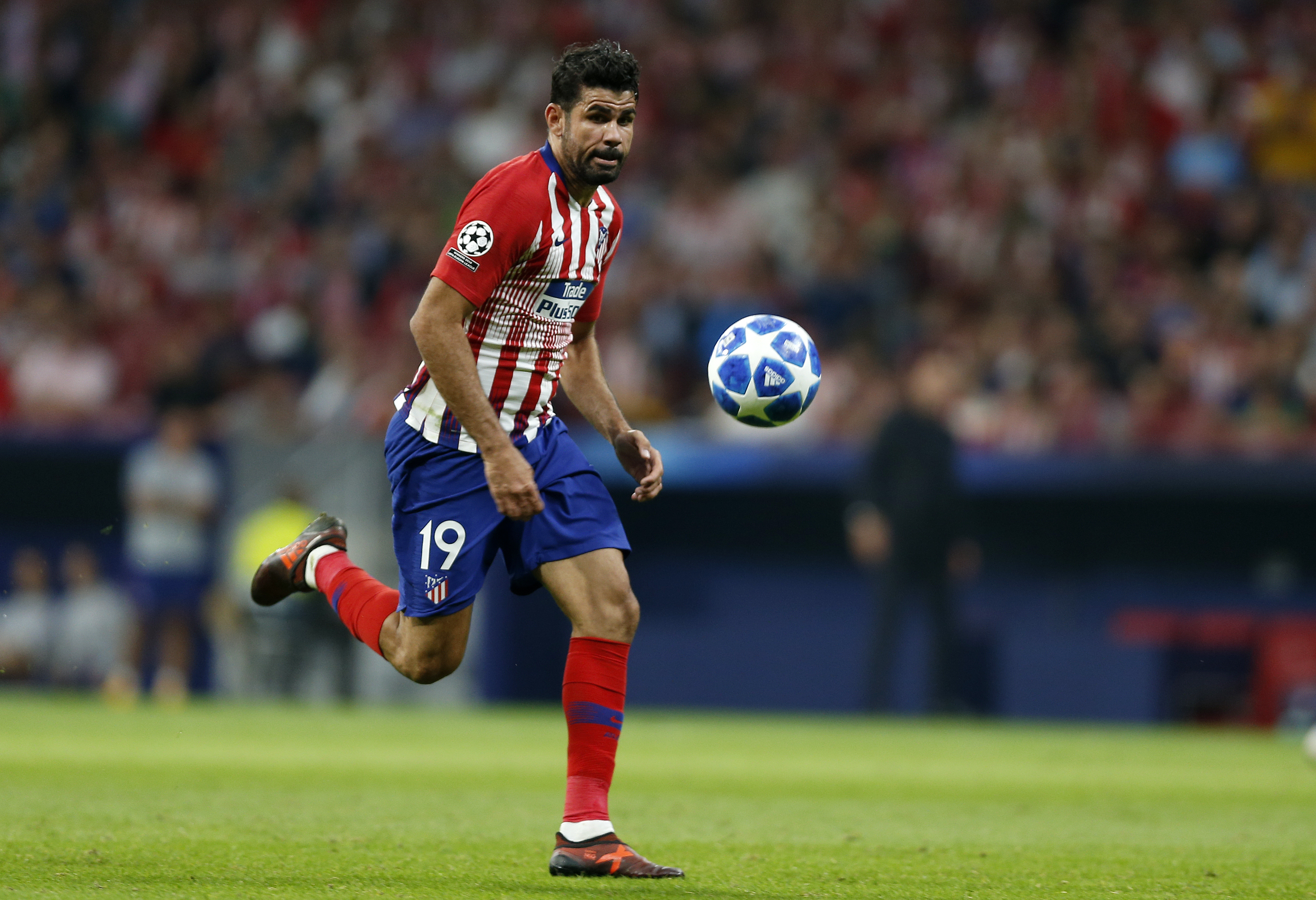 Atletico Madrid striker Diego Costa out with left leg injury