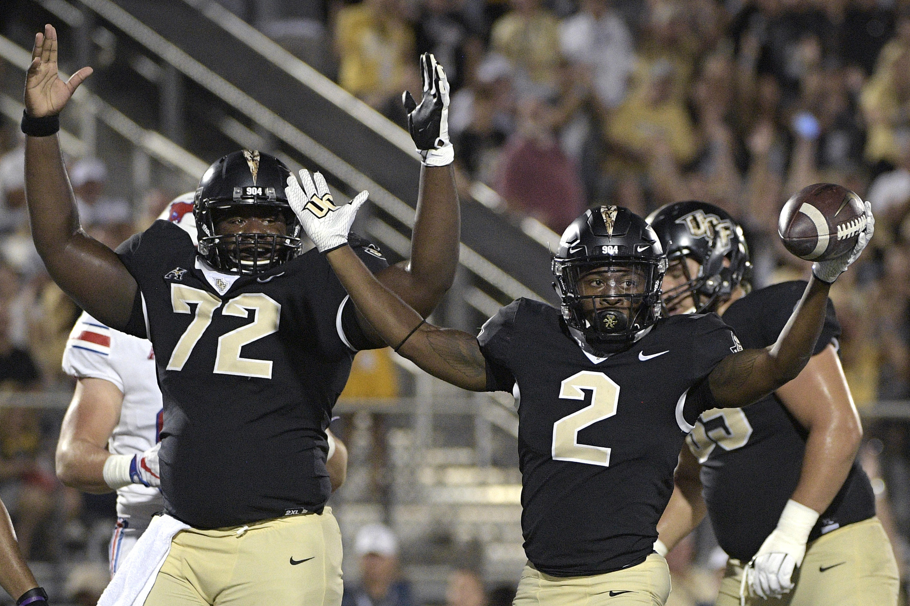 Milton, No. 12 UCF beats SMU 48-20 for 18th straight win