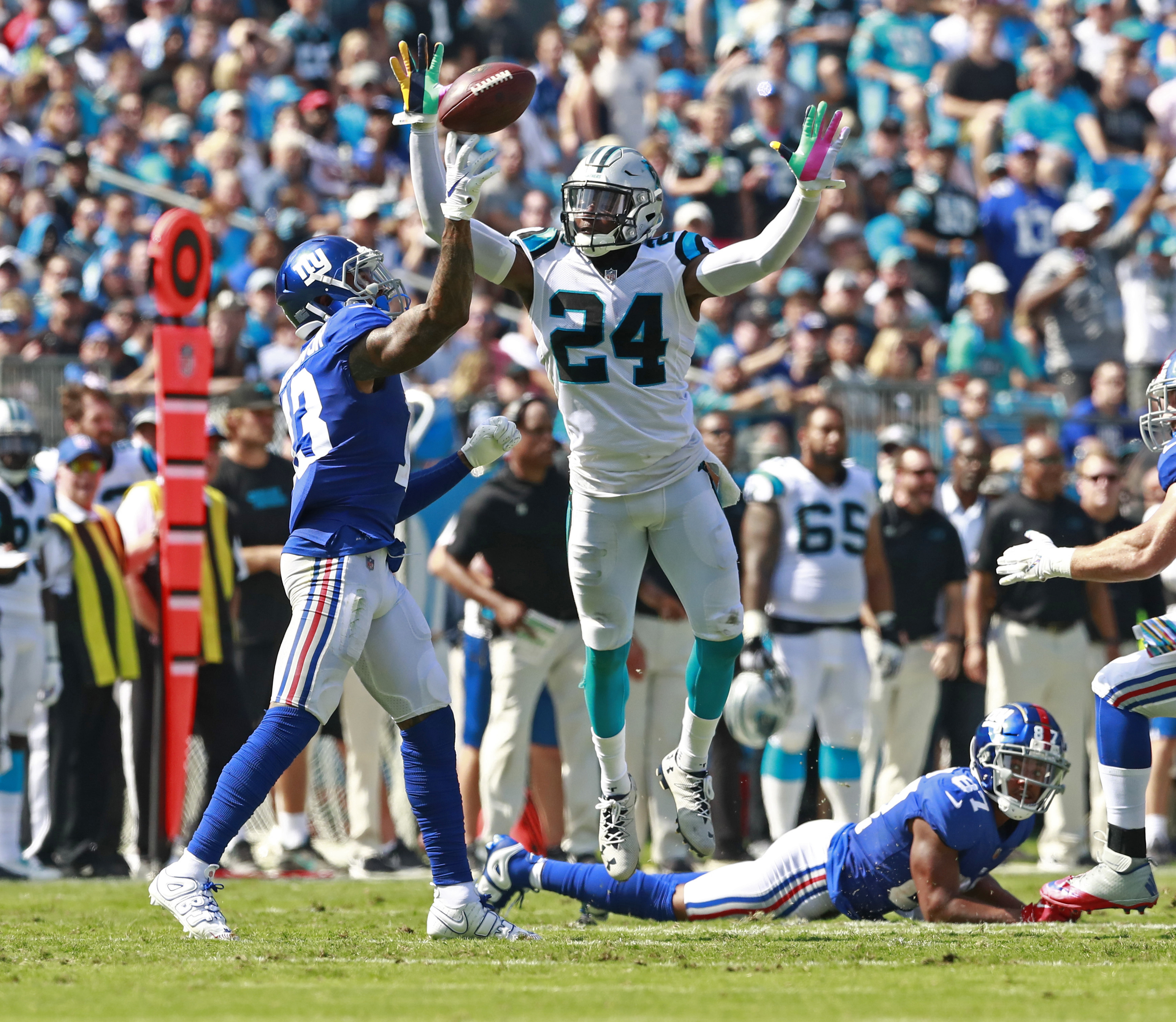 Gano's 63-yard field goal lifts Panthers over Giants 33-31