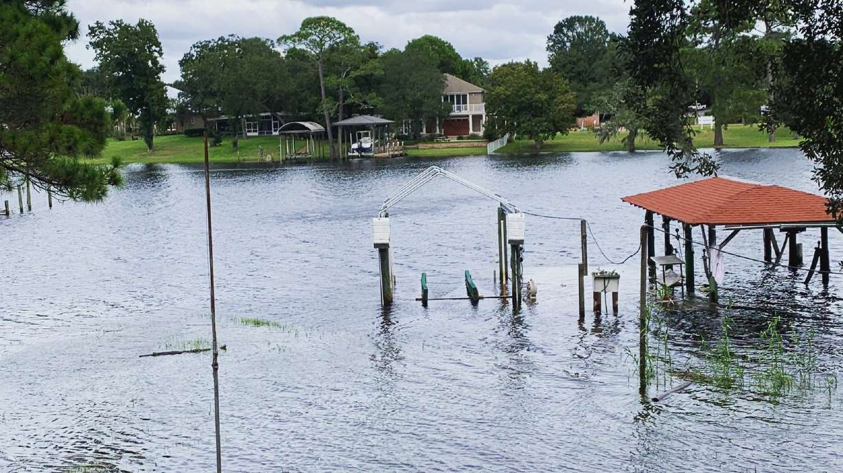 The Latest: Michael still a hurricane hours after landfall