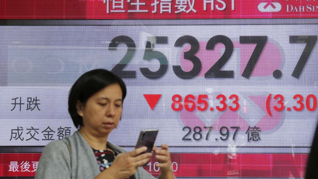 Stock market drop spreads, Wall Street set to fall again