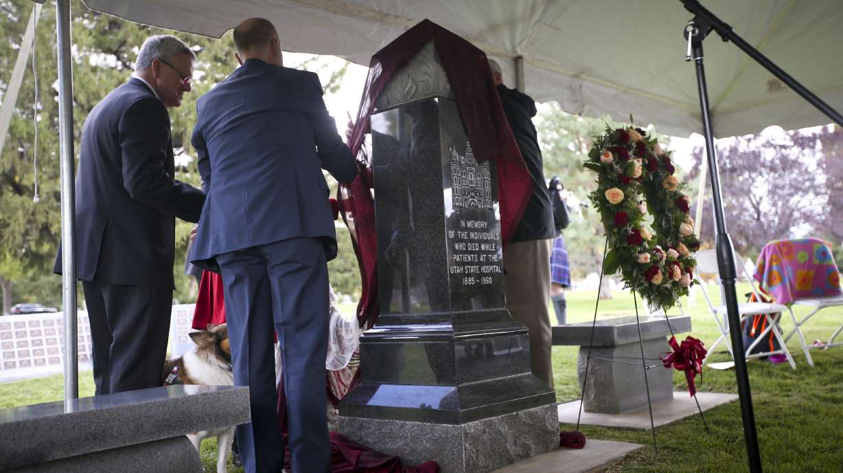 Utah State Hospital unveils memorial to honor patients