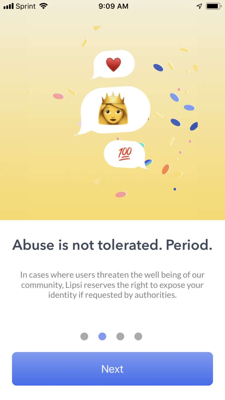 Lipsi reiterates that abusive language is not tolerated. (Photo: Carrie Rogers-Whitehead)