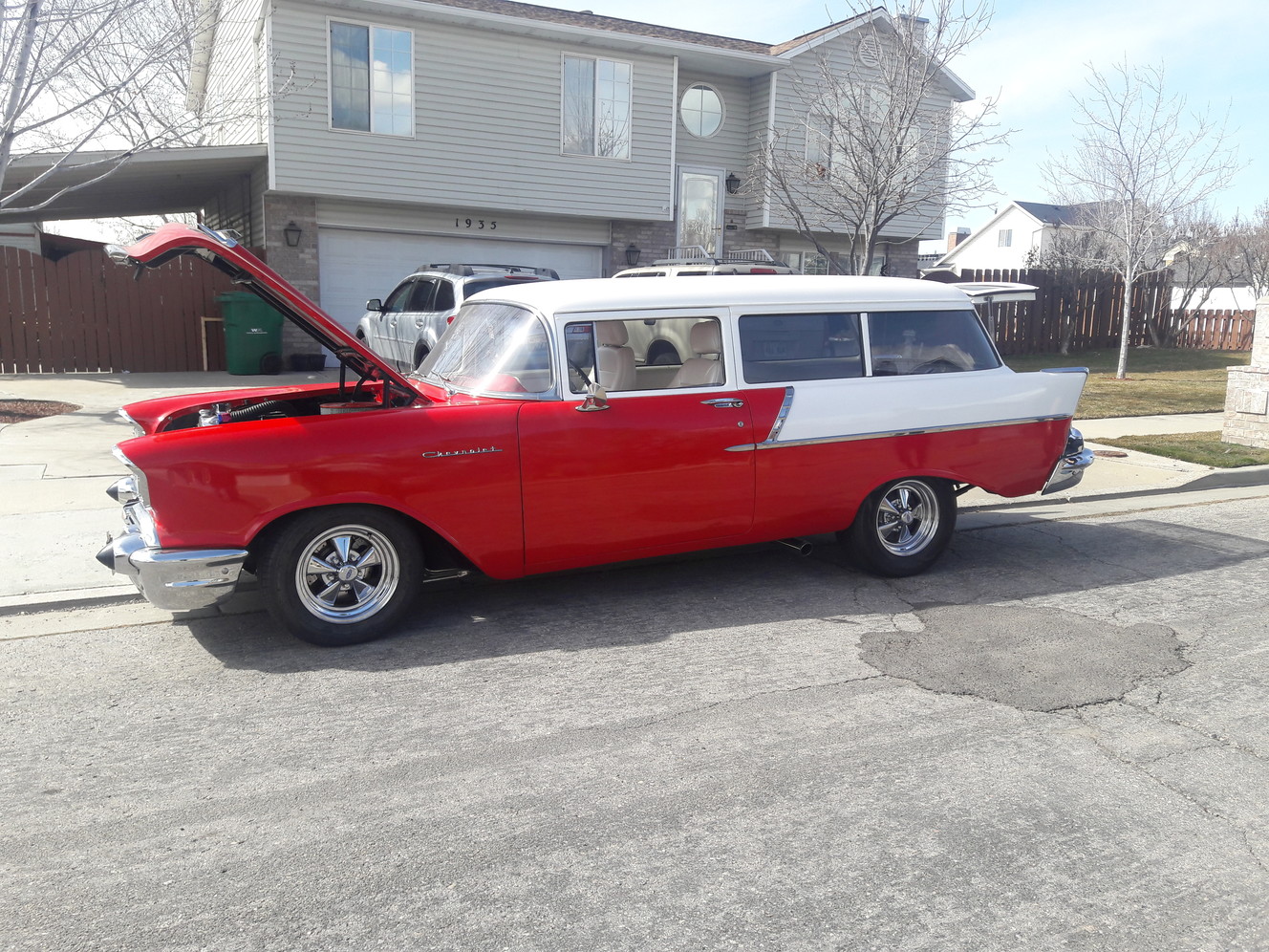 Layton man's '57 Chevy 150 Wagon is a marvel-worthy rebuild