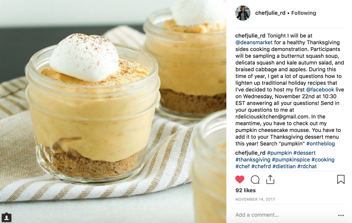 (Photo: Chef Julie Harrington)