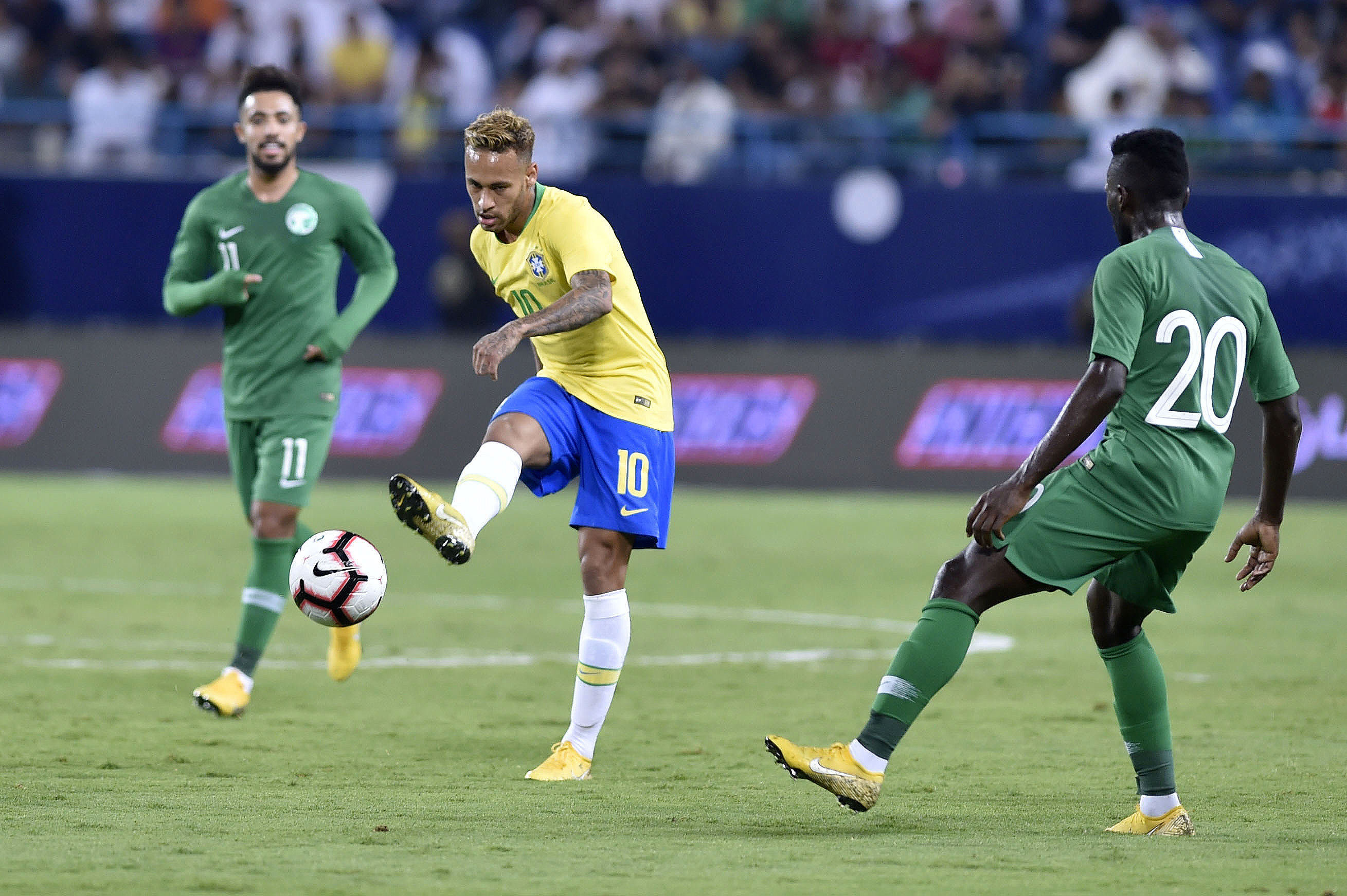 Jesus scores as Brazil beats Saudi Arabia 2-0 in friendly