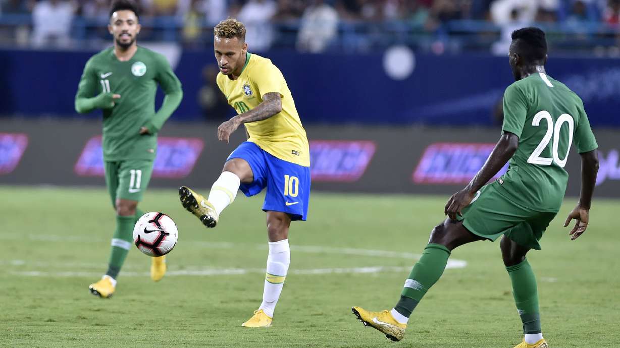 Jesus scores as Brazil beats Saudi Arabia 2-0 in friendly