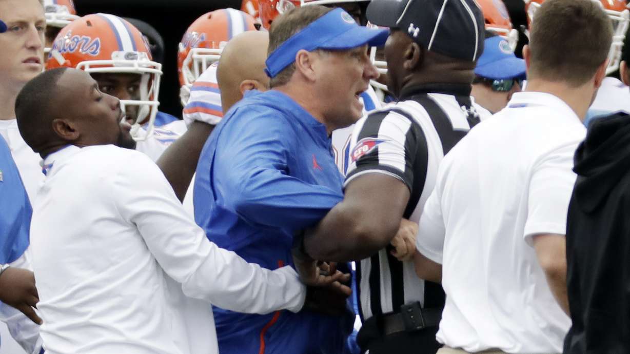 No. 14 Florida rallies to beat Vanderbilt after near brawl