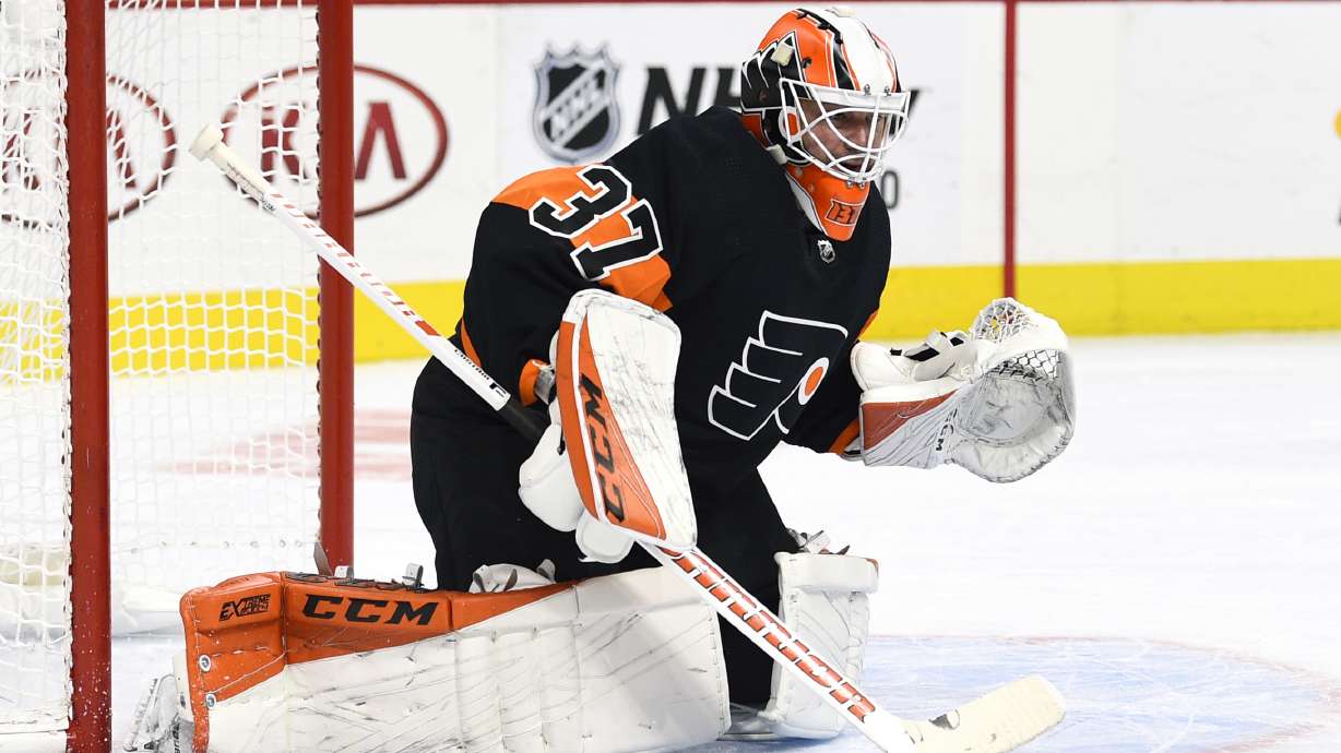 Eakin scores, Fleury shutout in Vegas' 1-0 win vs Flyers