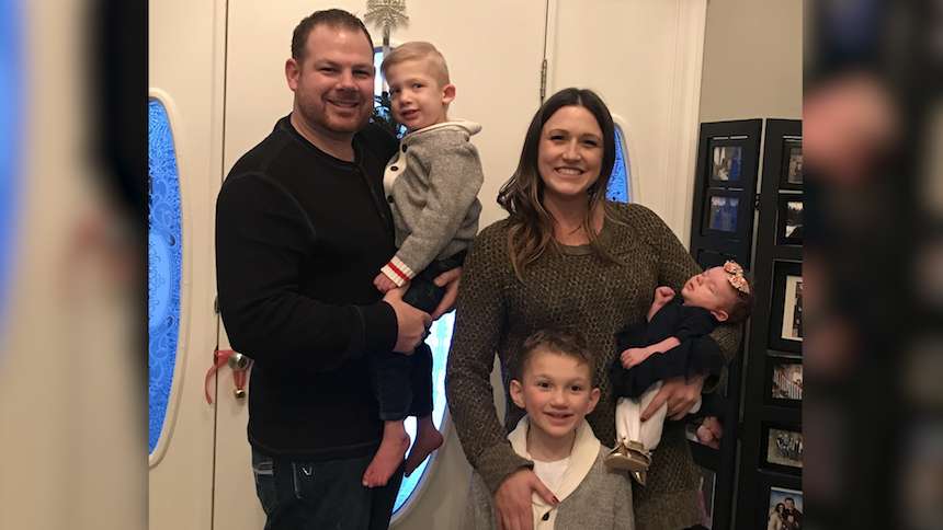 Several days after her husband Adam’s avalanche death, Summer Andersen felt compelled to do something to help other families. She created the nonprofit Adam Andersen Avalanche Project and raised money to install avalanche warning signs in Island Park, Idaho, near where her husband died. (Photo: Summer Andersen)