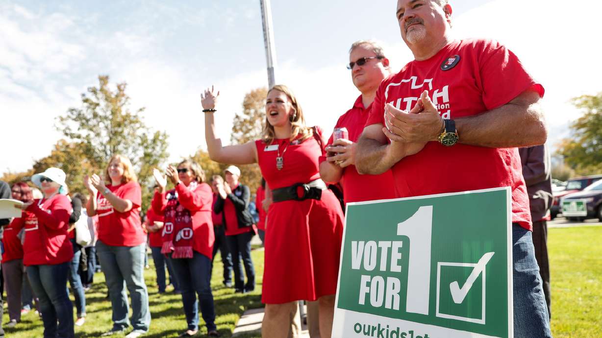 'RedforEd' rally stokes support for education initiative