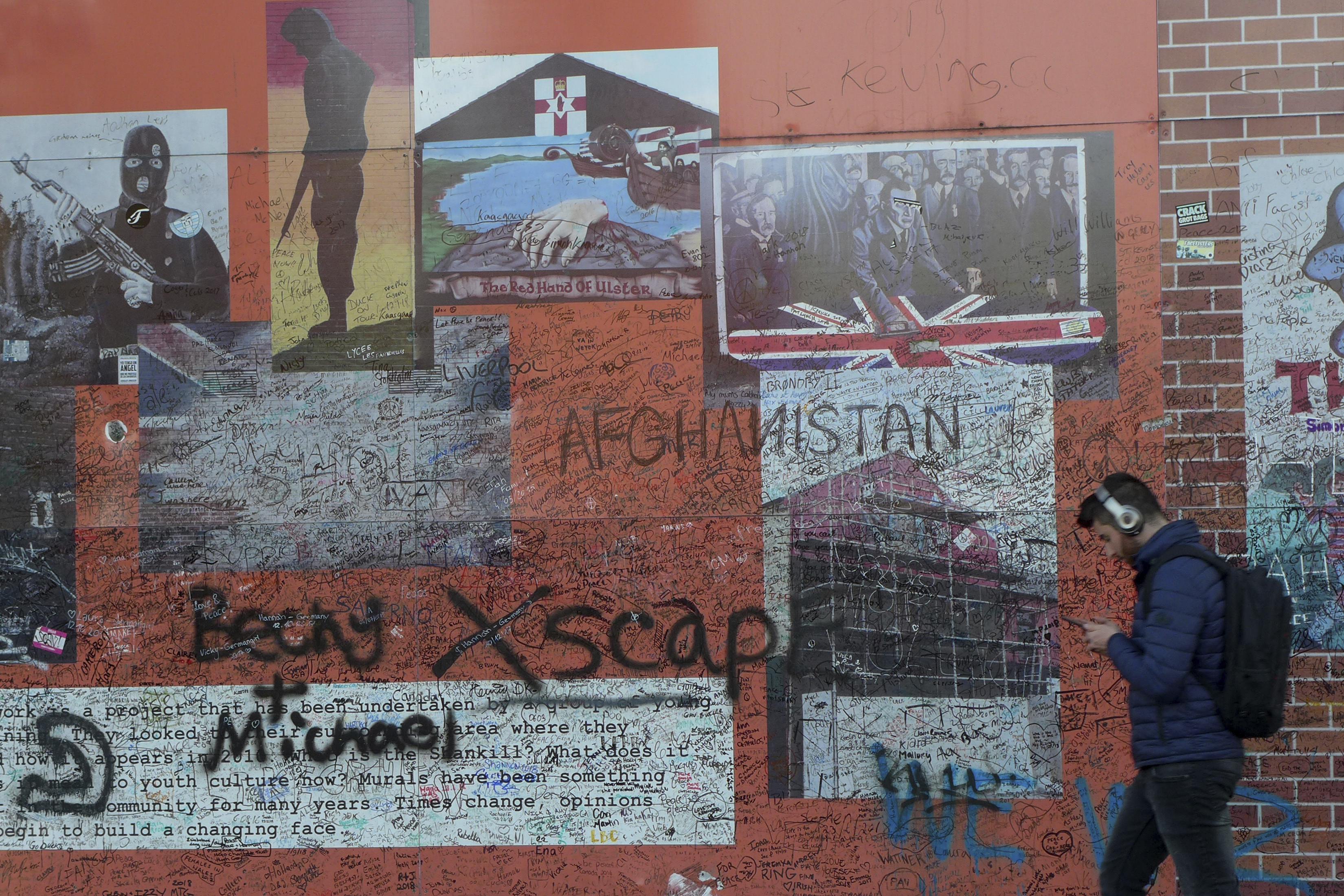 Irish border issued entangled with questions of identity