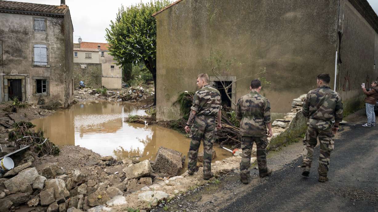France flood heaps added tragedy on terror victim's widow