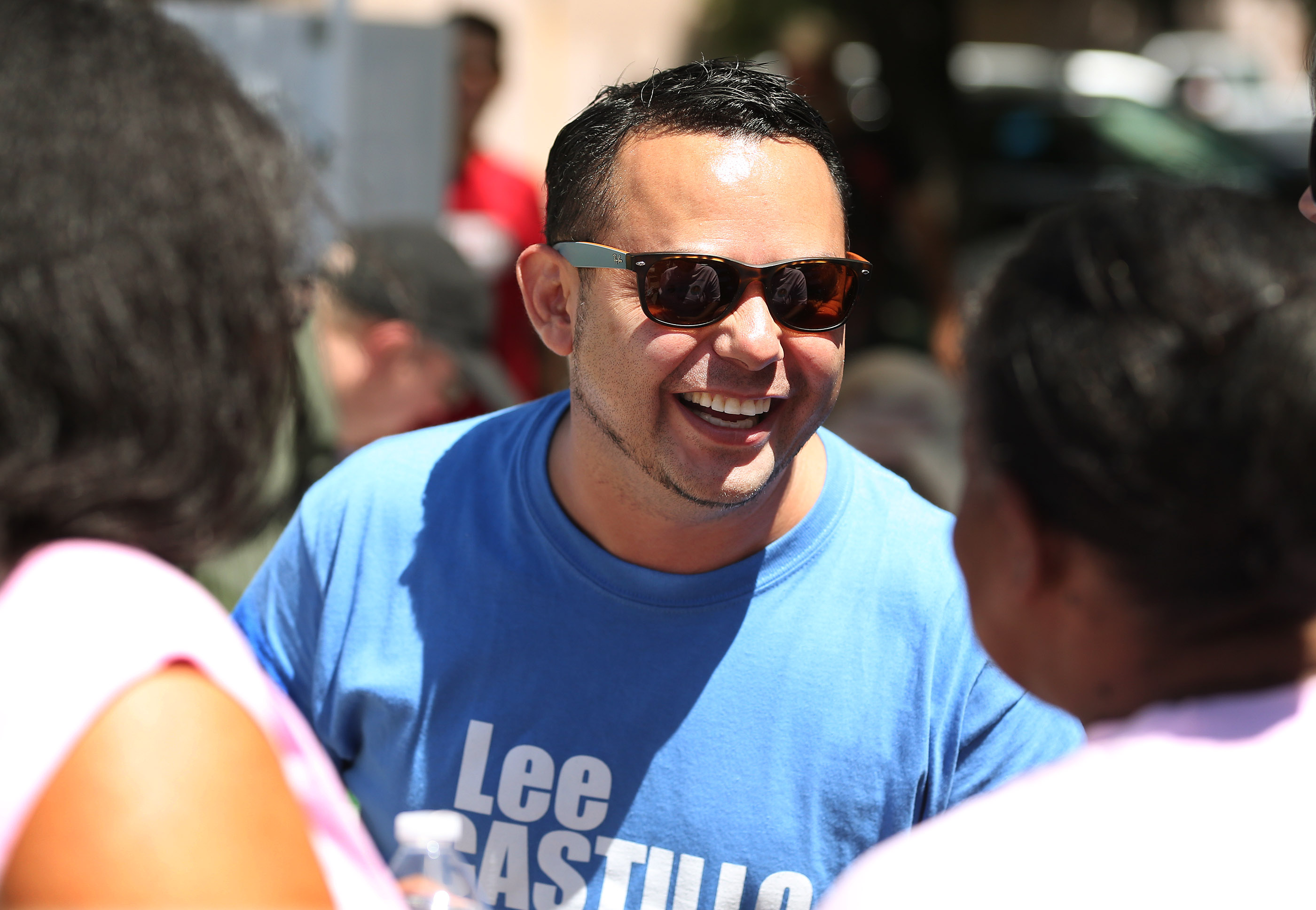 Lee Castillo campaigns during the Juneteenth Festival in Ogden on Saturday, June 16, 2018. (Photo: Jeffrey D. Allred, KSL, File)