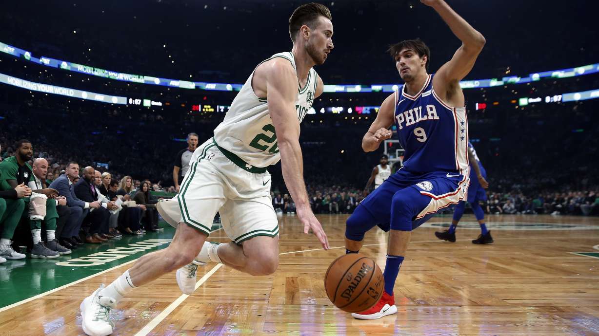 Celtics beat 76ers 105-87 as Hayward, Irving make returns