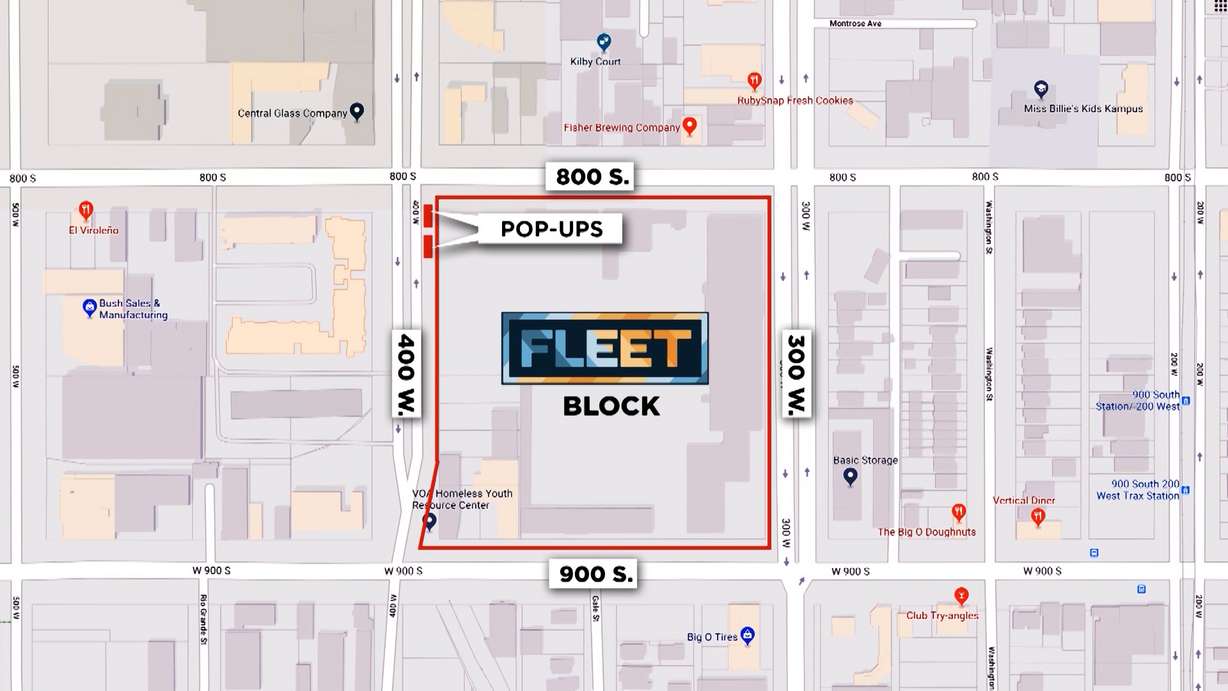 A new kind of business or office space is taking shape in the Salt Lake's Granary District neighborhood, the large city block bordered by 800 and 900 South and 300 and 400 West, by reusing shipping containers as buildings. (Photo: KSL TV)
