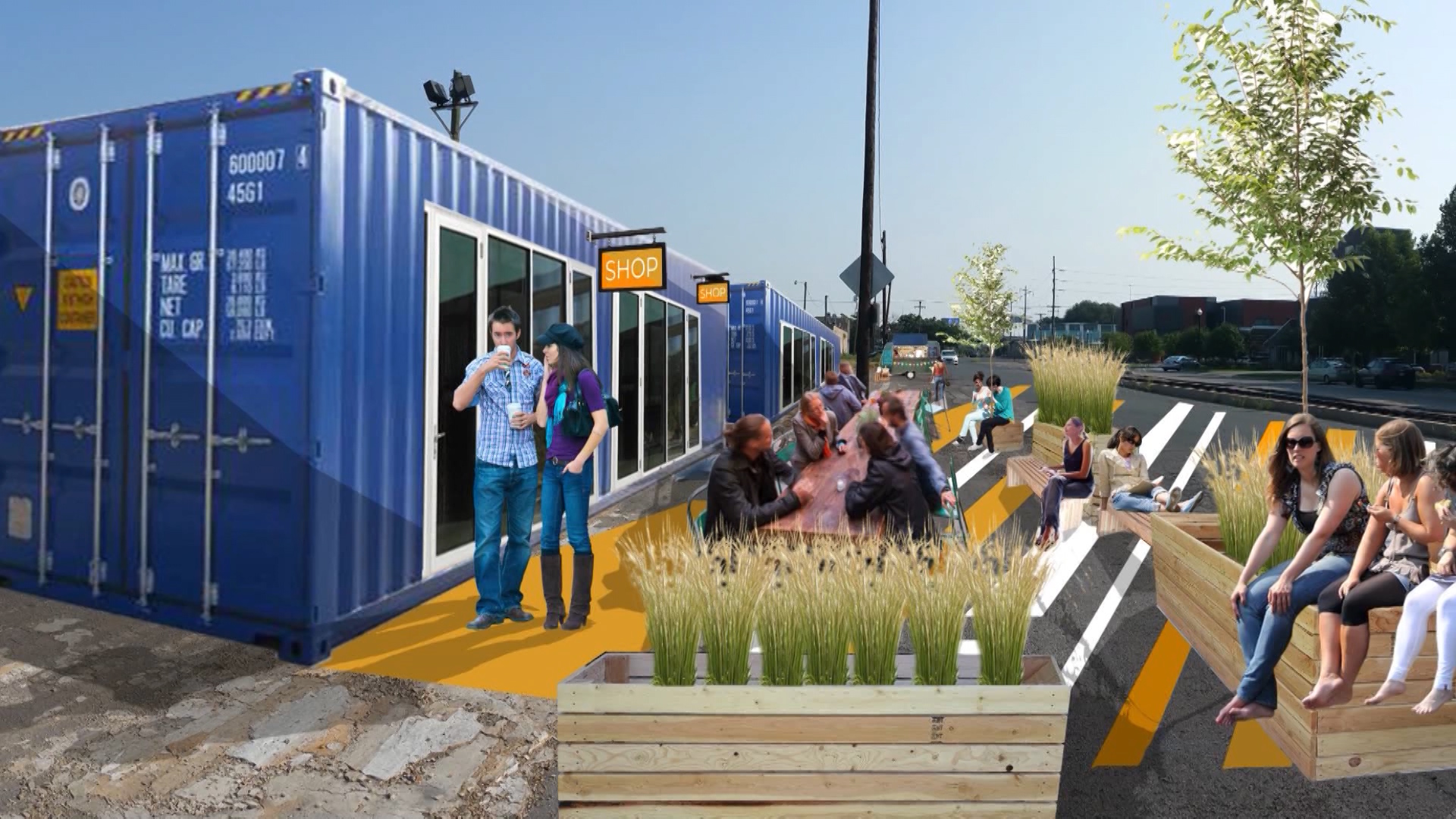 Project uses shipping containers as affordable business space in SLC