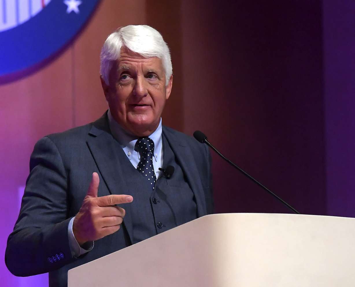 Rep. Rob Bishop, Republican, speaks as he takes part in Utah’s 1st Congressional District Debate on Wednesday, Oct. 17, 2018, at Utah State University in Logan. (Photo: Eli Lucero, The Herald Journal)