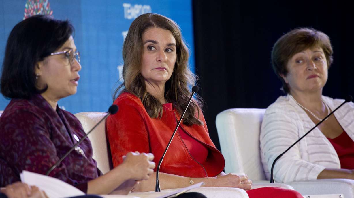 Melinda Gates speaks on smoothing the shift to digital age