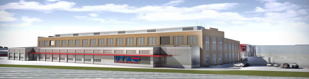 An artist's rendering of the Utah Transit Authority's future Clean Fuels Technology Center in Salt Lake City. Photo: Utah Transit Authority