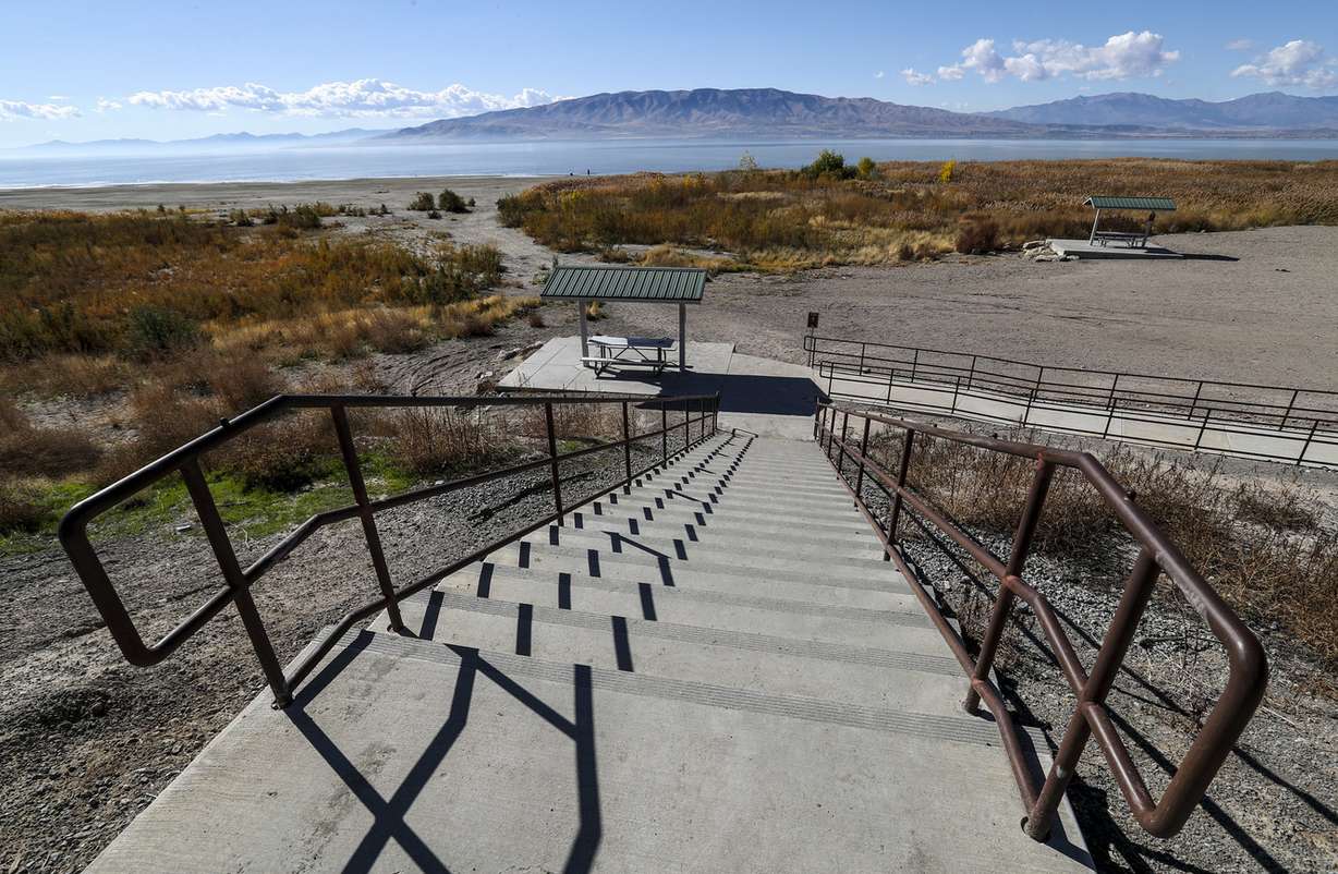 The public access area at Utah Lake in Orem is pictured on Wednesday, Oct. 24, 2018. (Photo: Steve Griffin, KSL)