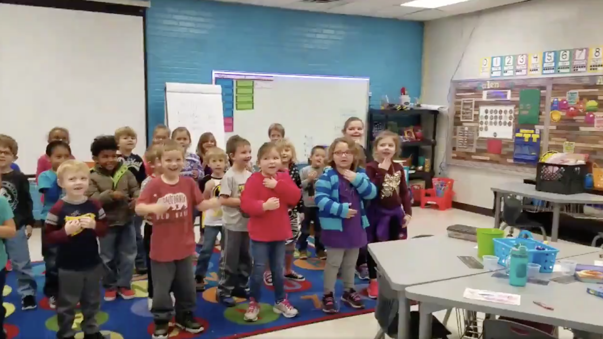 Have You Seen This? Kindergartners surprise custodian with sign language ‘Happy Birthday’