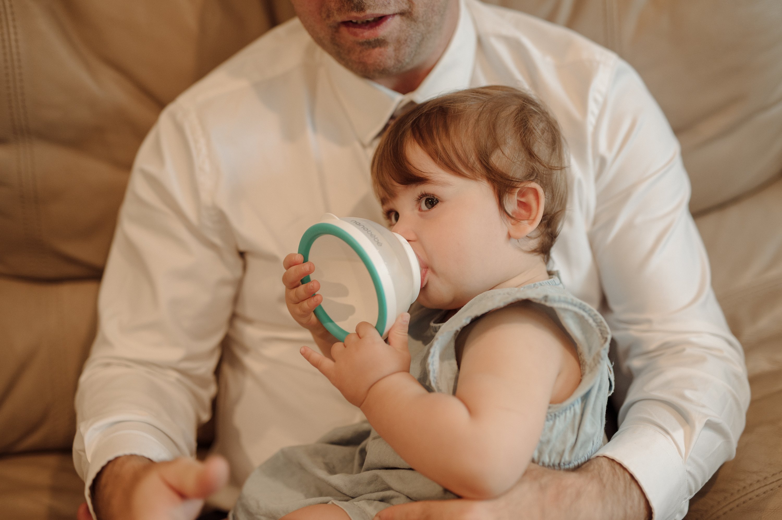 A tired dad and his hungry infant led to a radical new baby bottle