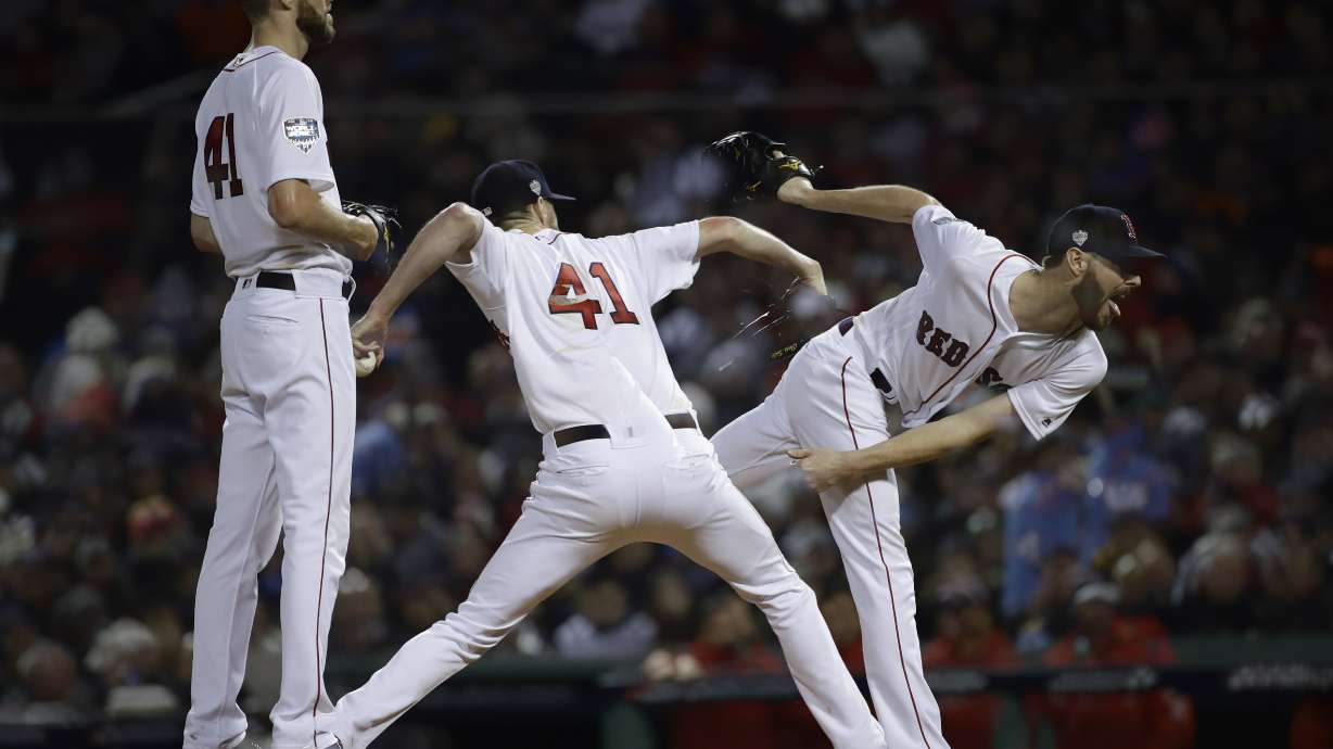 Chris Sale's shouts rally Red Sox to brink of title