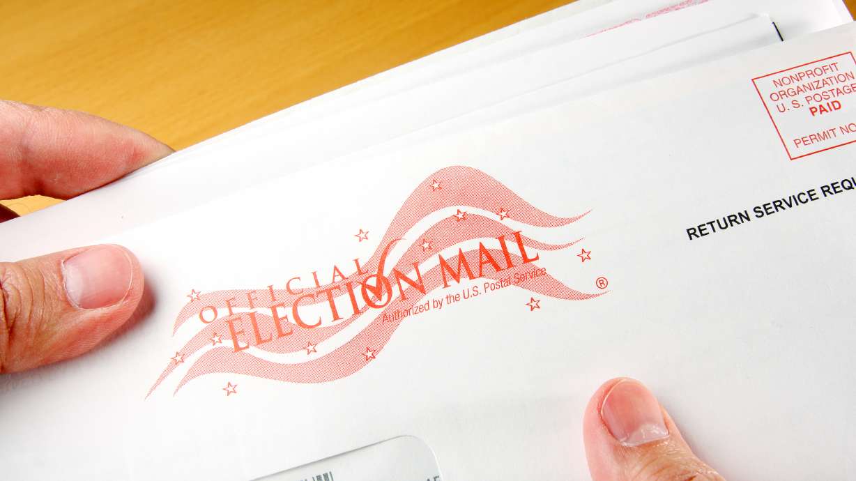 Voter receiving ballot through mail