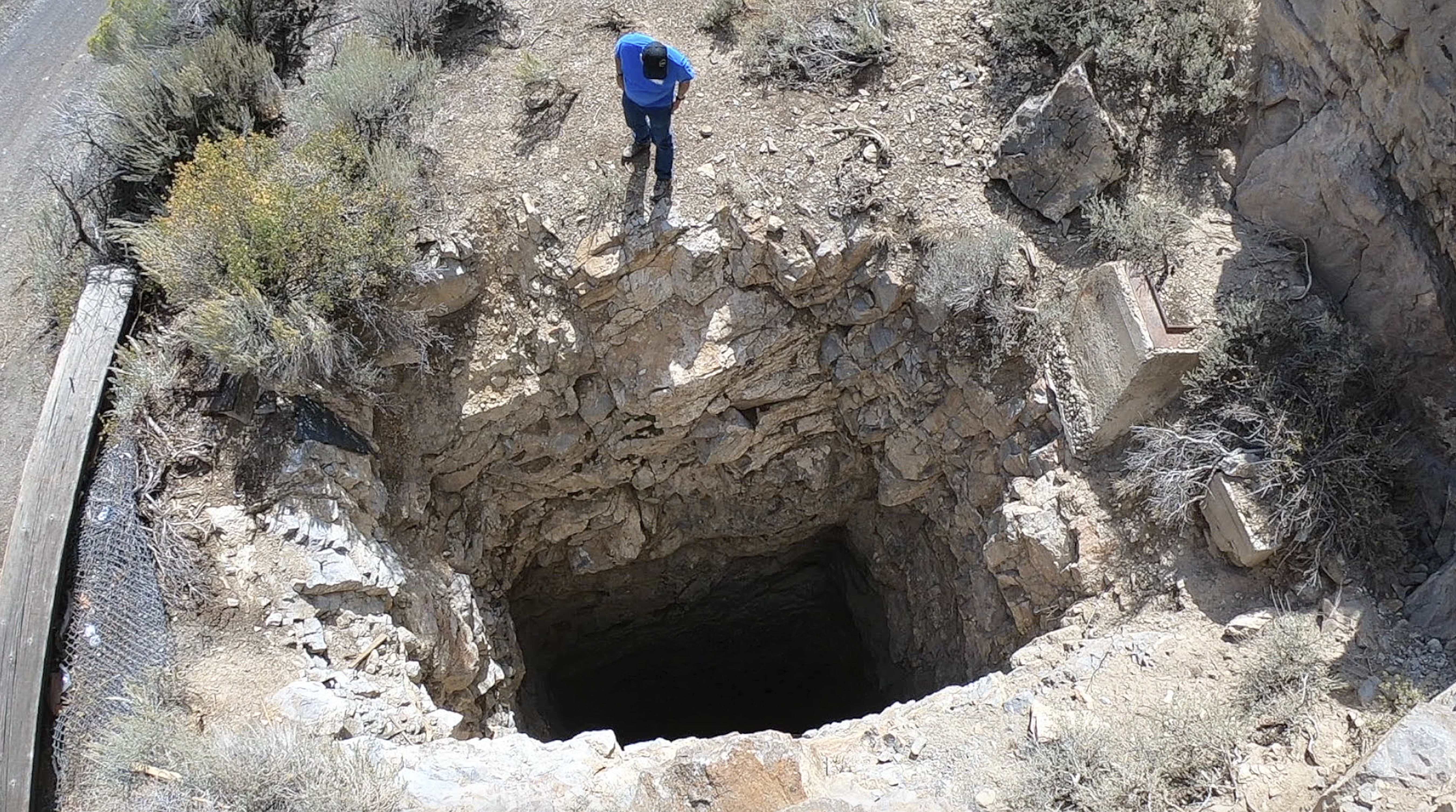 AP PHOTOS: Explorers tour old mines amid effort to seal them