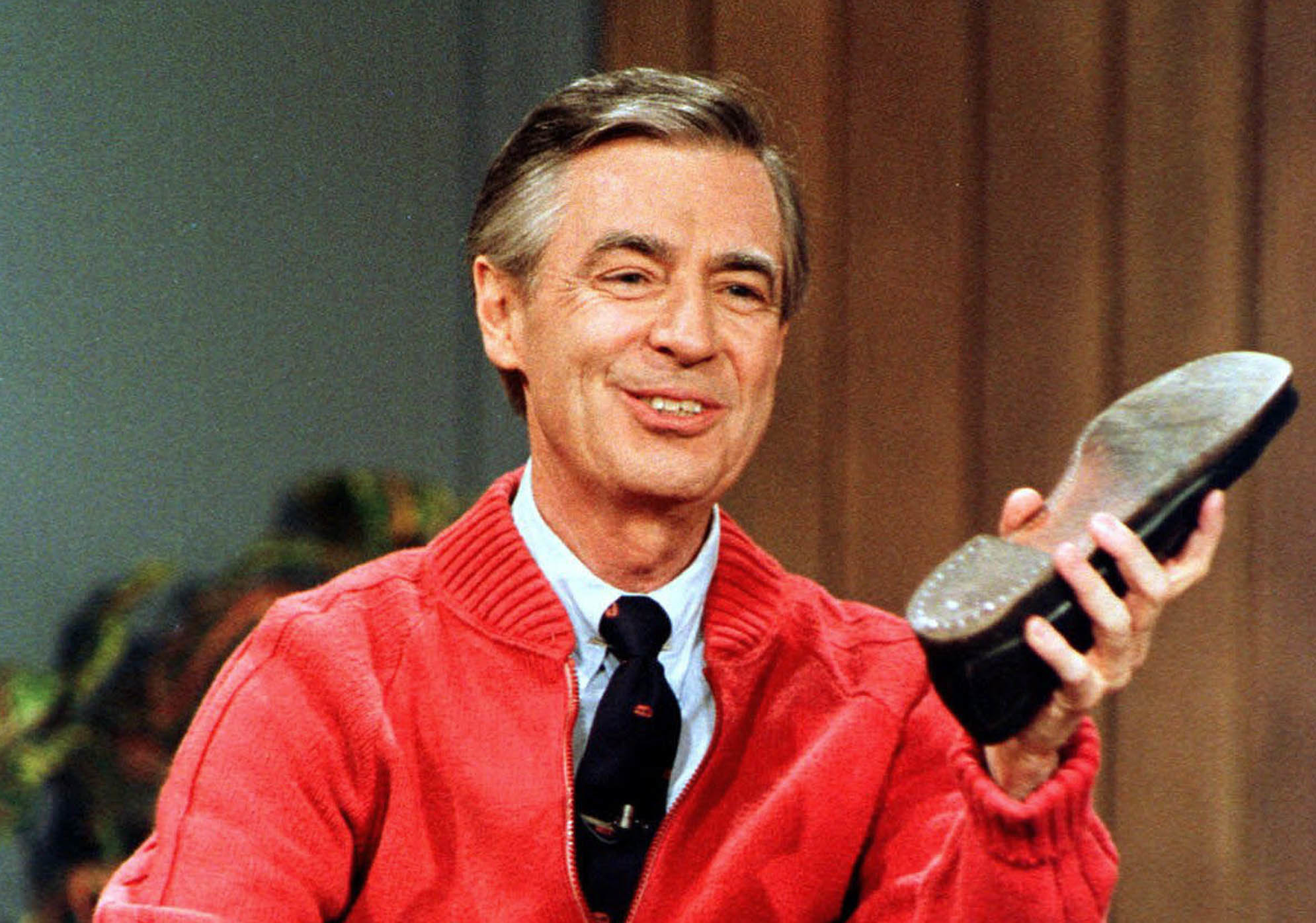 This June 28, 1989 file photo shows Fred Rogers as he rehearses the opening of his PBS show "Mister Rogers' Neighborhood" during a taping in Pittsburgh. (Photo: Gene J. Puskar, AP Photo, File)