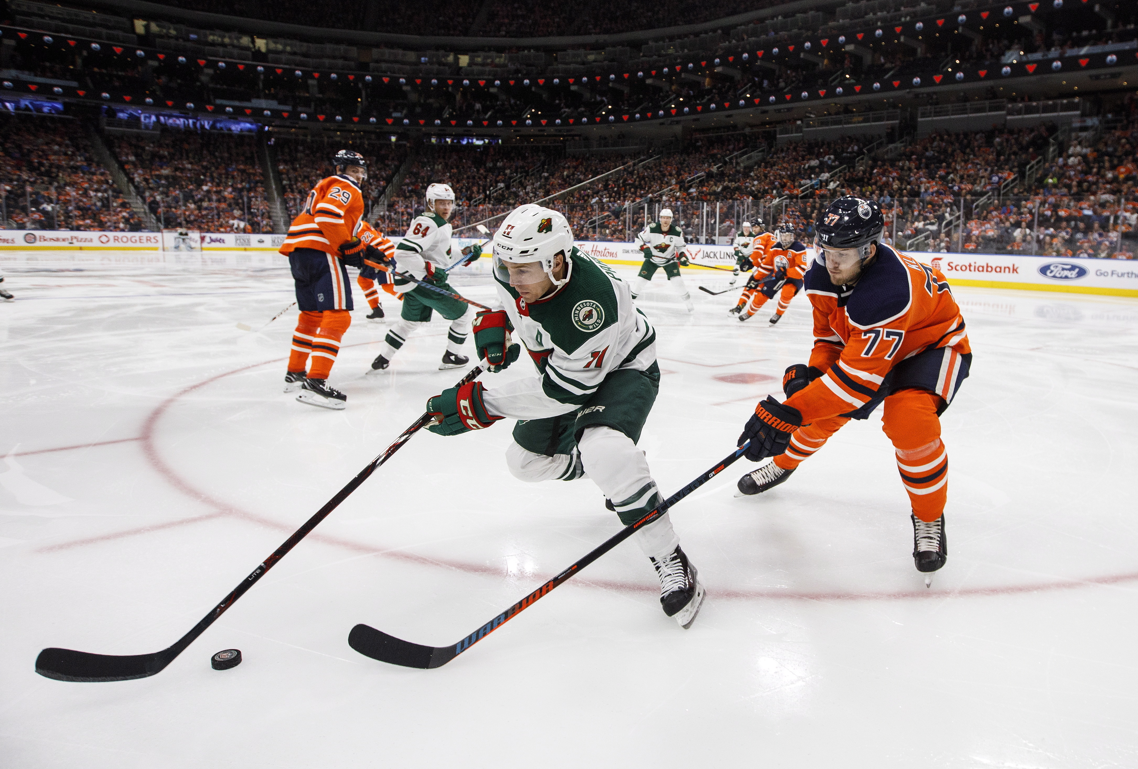 Granlund scores late to lift Wild over Oilers 4-3